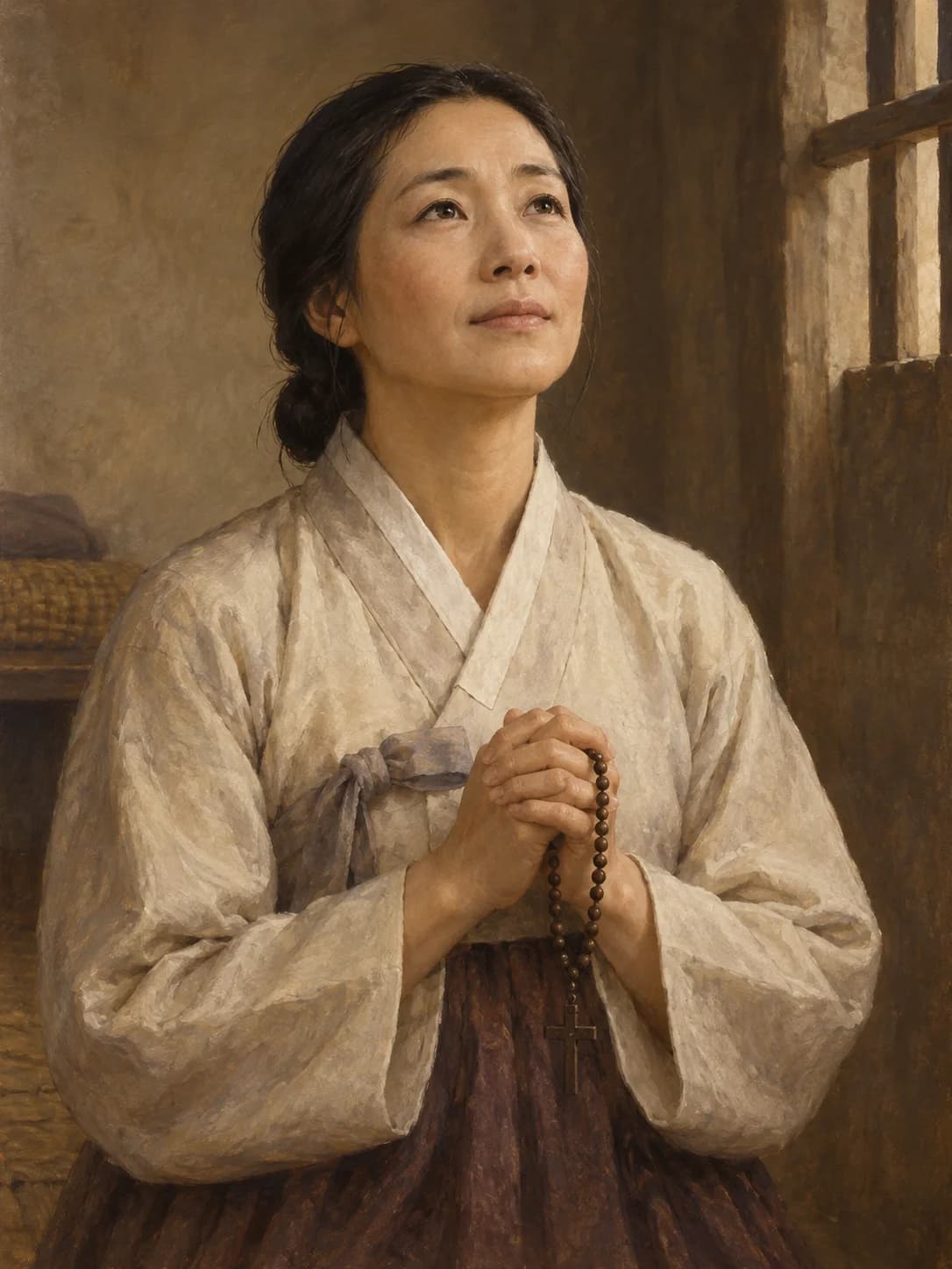 AI-generated artistic interpretation of Saint Anna Pak A-gi