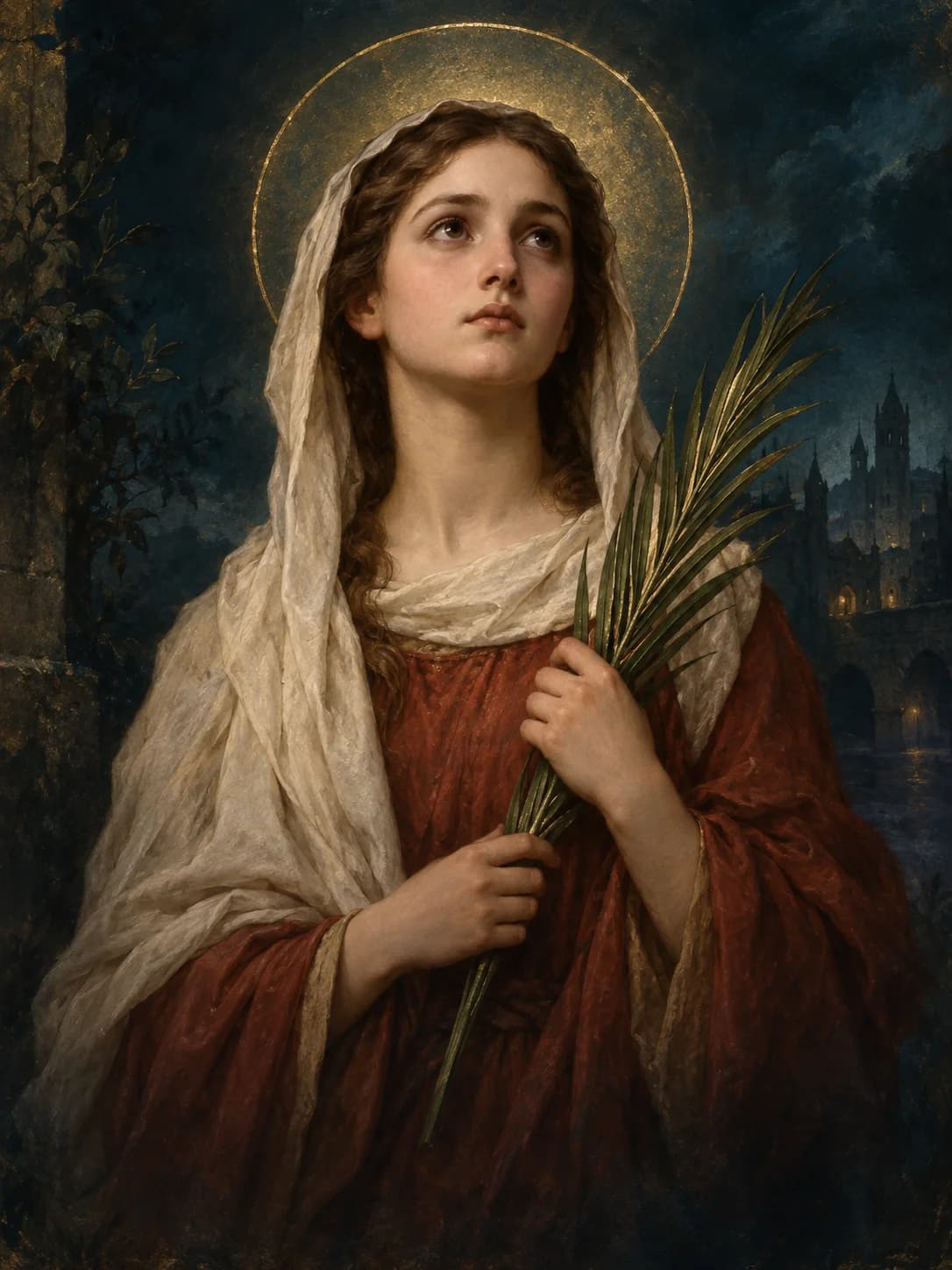 AI-generated artistic interpretation of Saint Eulalia