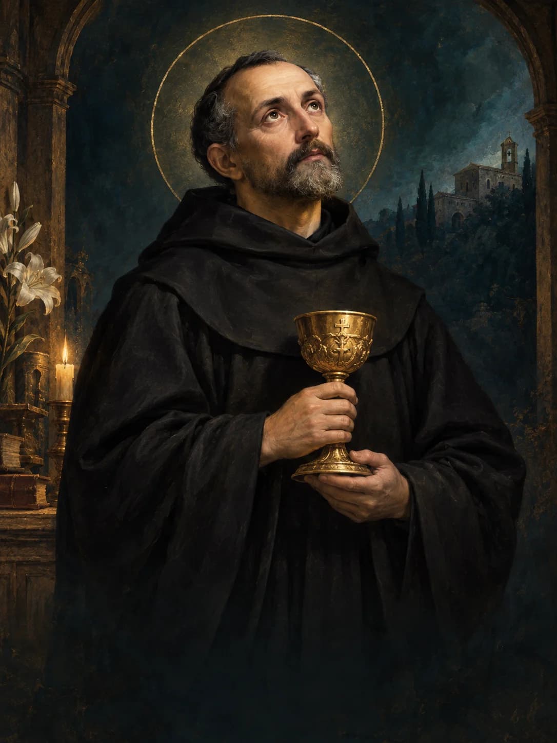 AI-generated artistic interpretation of Saint John of San Facundo