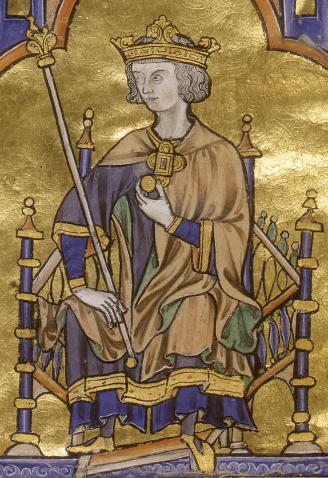 Artwork depicting Louis IX of France