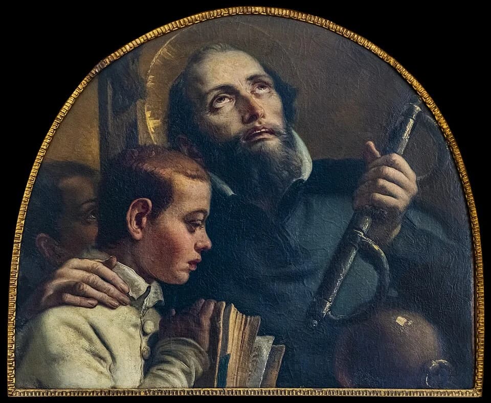 Artwork depicting Jerome Emiliani