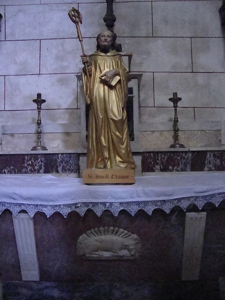 Artwork depicting Benedict of Aniane