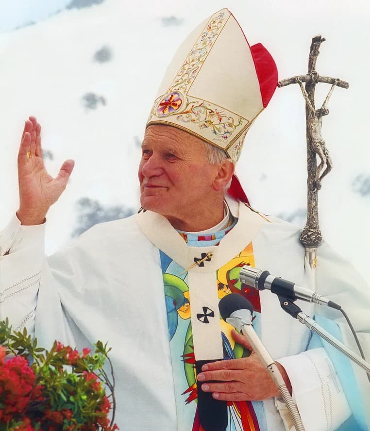 Image associated with Saint John Paul II