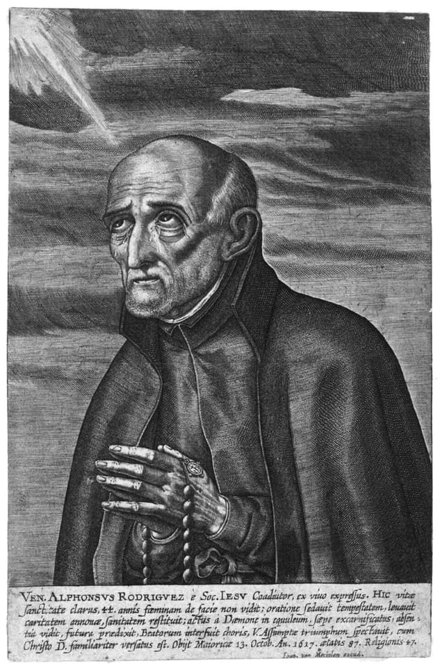 Artwork depicting Alphonsus Rodriguez
