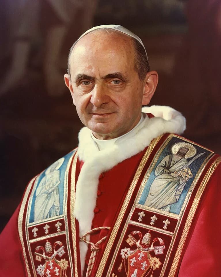 Artwork depicting Paul VI