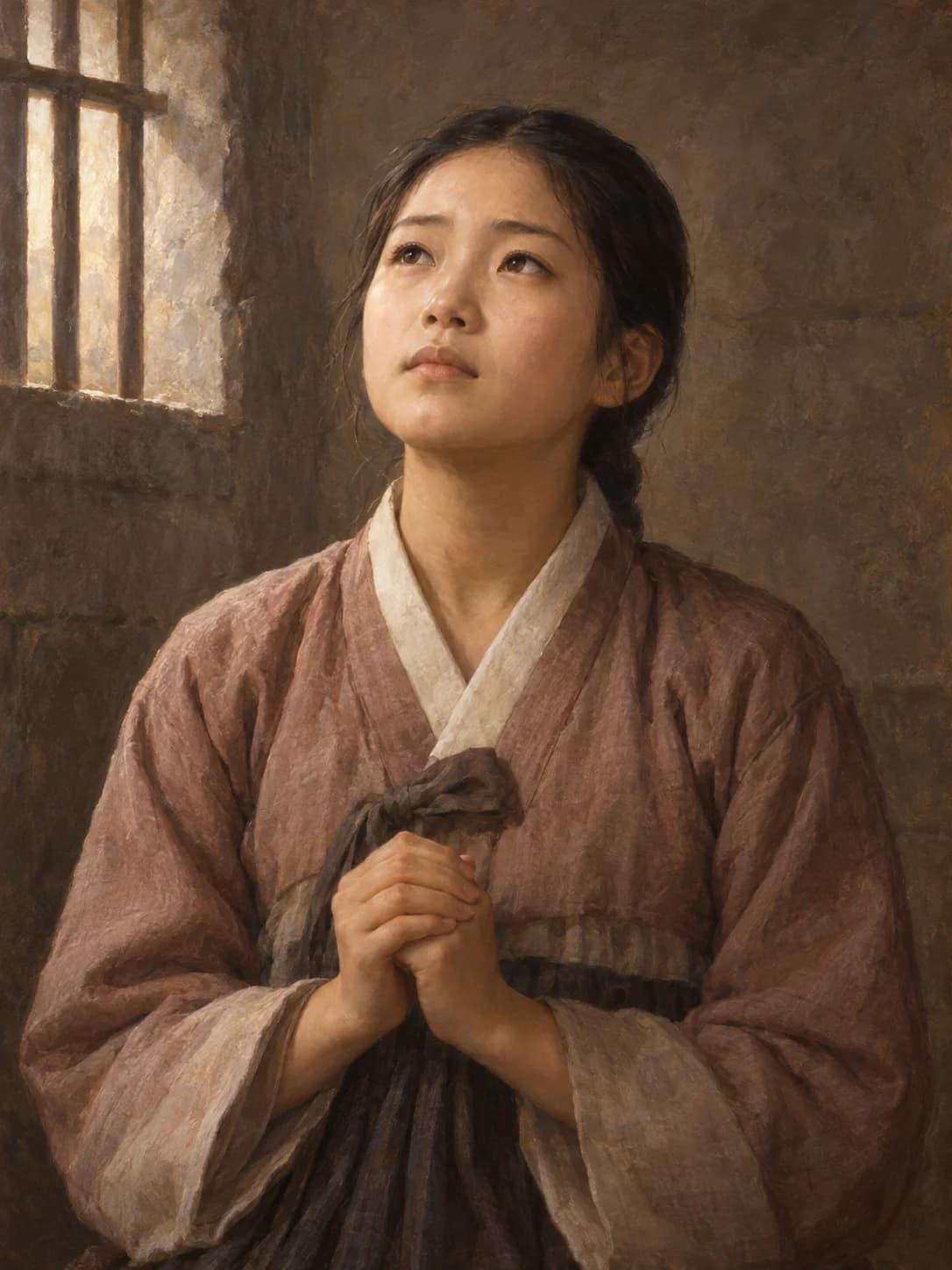 AI-generated artistic interpretation of Saint Agatha Yi (1840 martyr)
