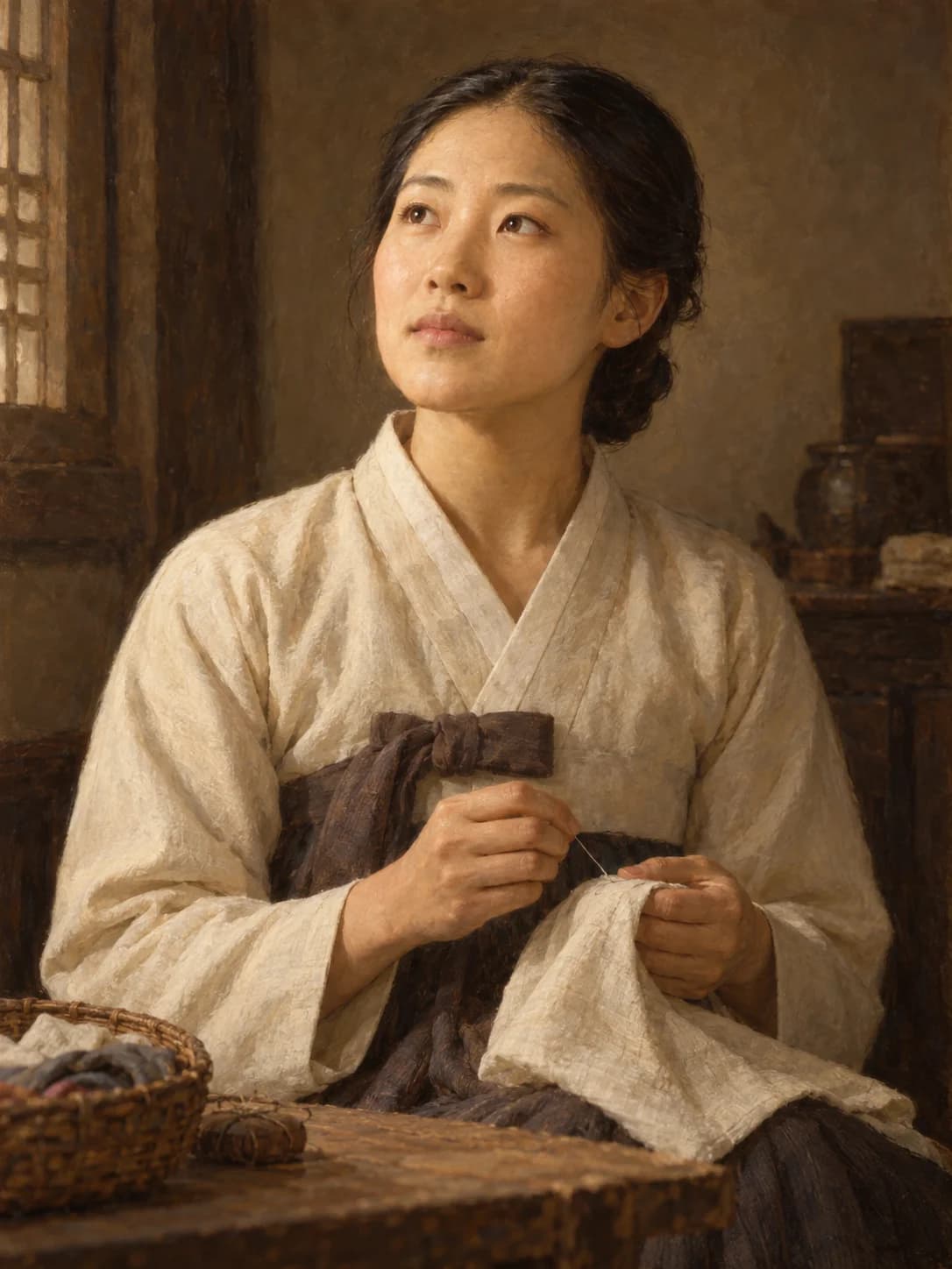 AI-generated artistic interpretation of Saint Agatha Yi So-sa