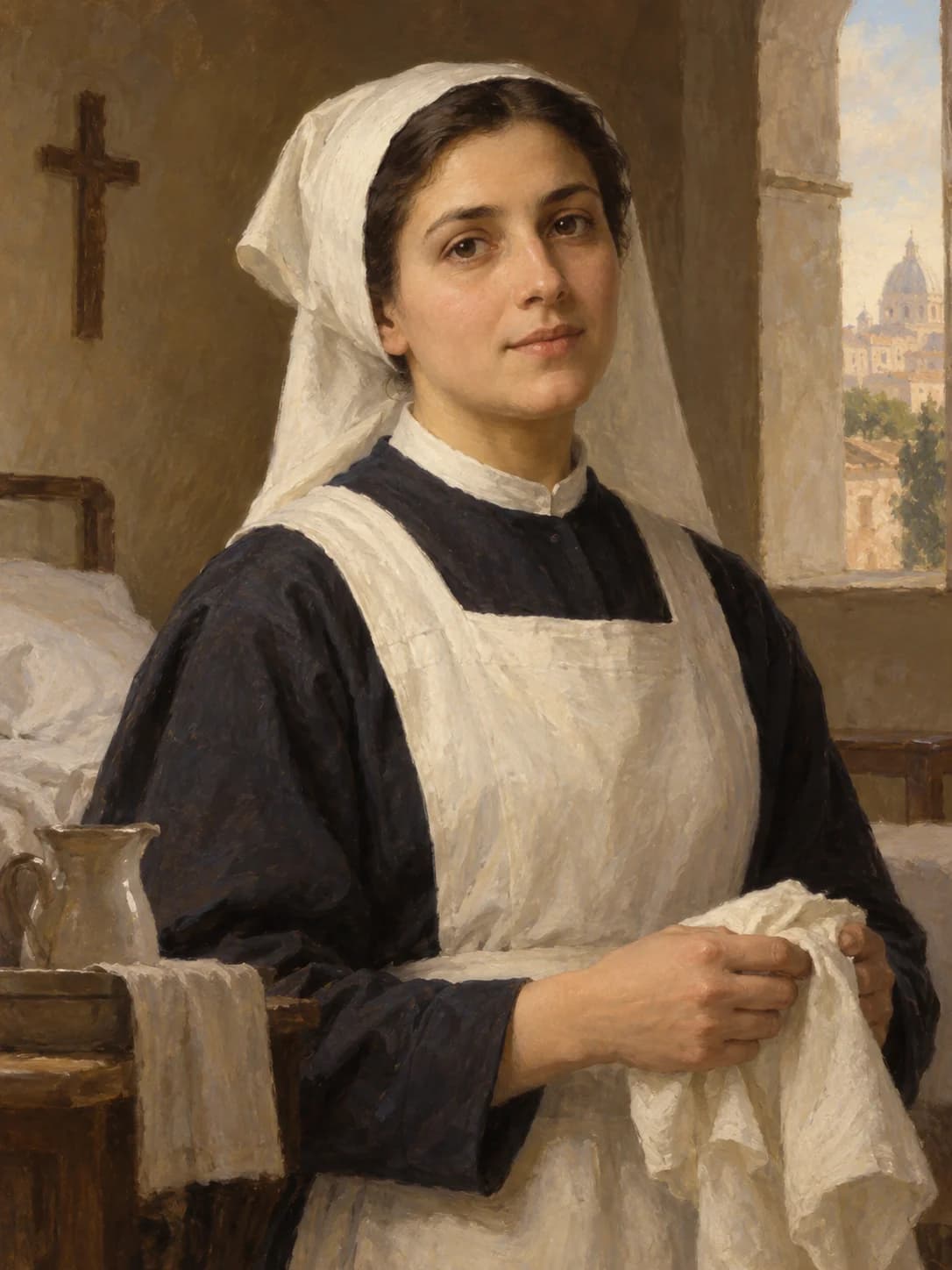 AI-generated artistic interpretation of Saint Agostina Pietrantoni