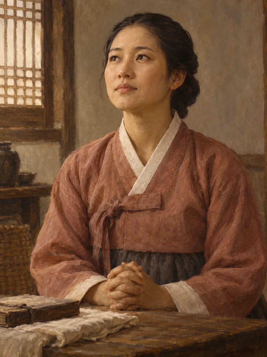AI-generated artistic interpretation of Saint Barbara Cho Chung-i