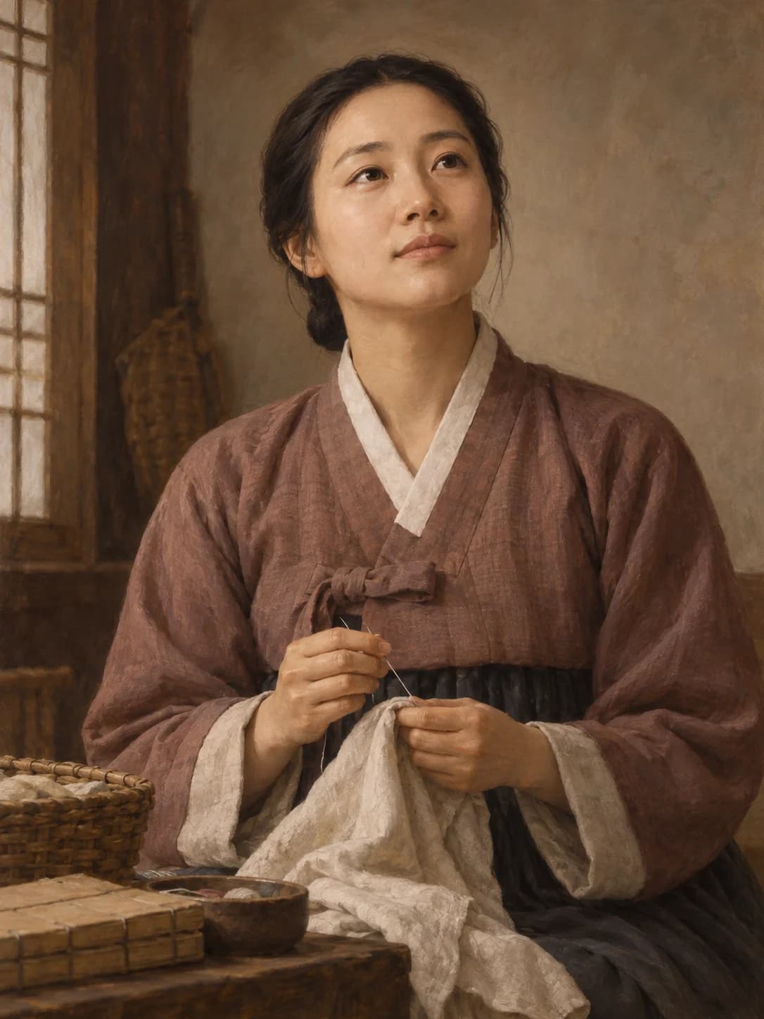 AI-generated artistic interpretation of Saint Benedicta Hyon Kyong-nyon
