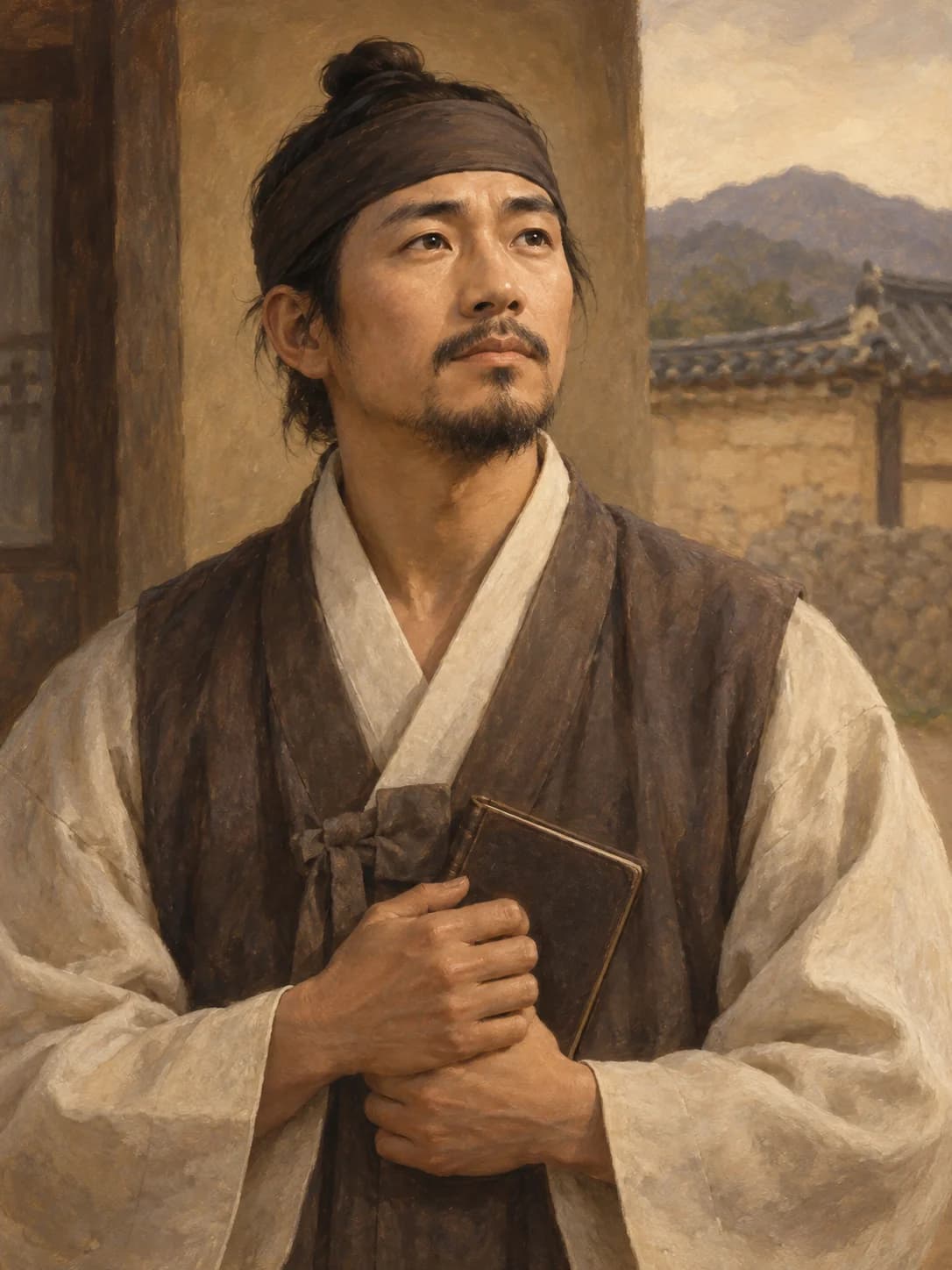 AI-generated artistic interpretation of Saint Charles Cho Shin-chol