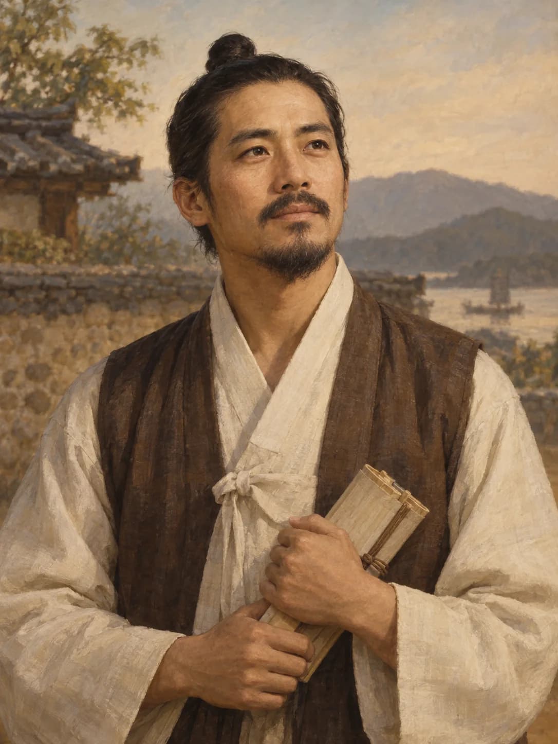 AI-generated artistic interpretation of Saint Charles Hyon Song-mun