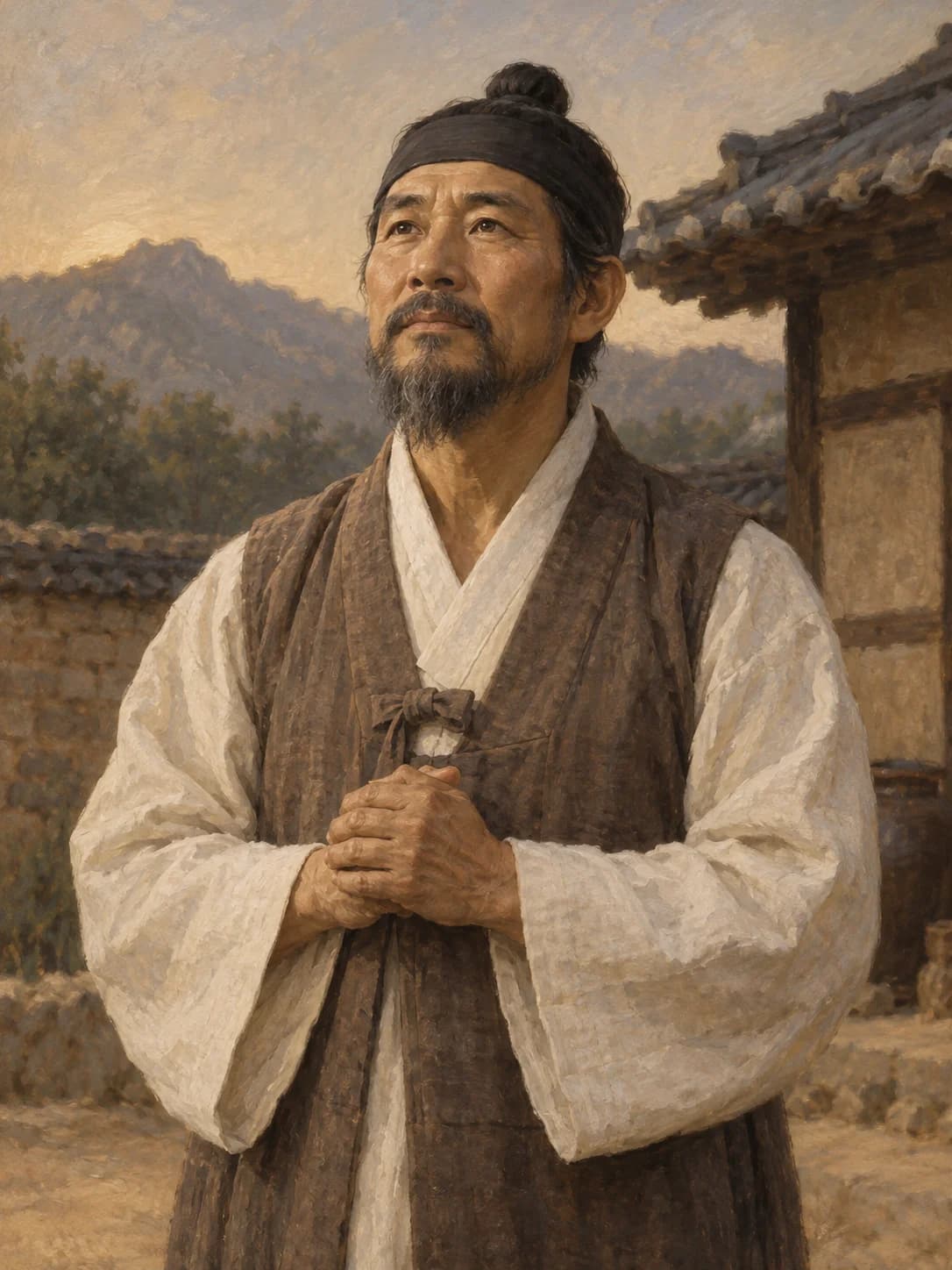 AI-generated artistic interpretation of Saint Ignatius Kim Che-jun