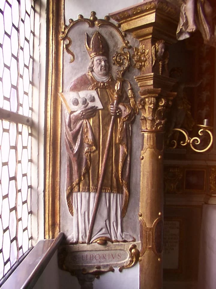 Artwork depicting Liborius of Le Mans