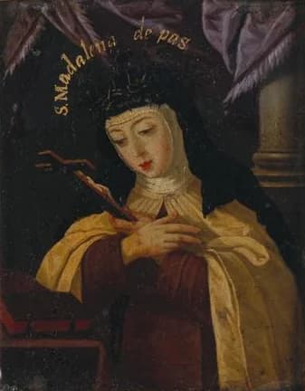 Artwork depicting Mary Magdalene de Pazzi