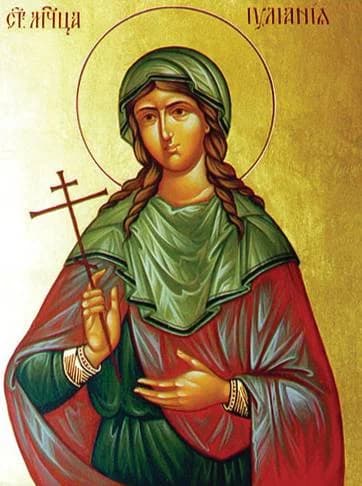 Artwork depicting Juliana of Nicomedia