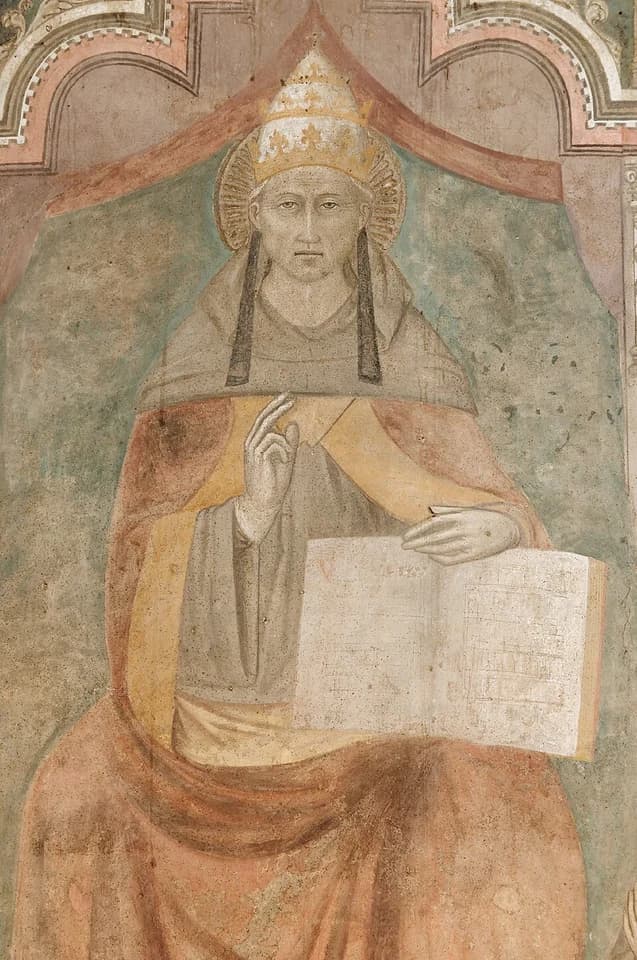 Artwork depicting Celestine V