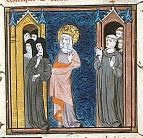 Artwork depicting Bathildis