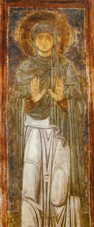 Artwork depicting Macrina the Younger