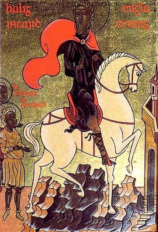 Artwork depicting Richard the Pilgrim