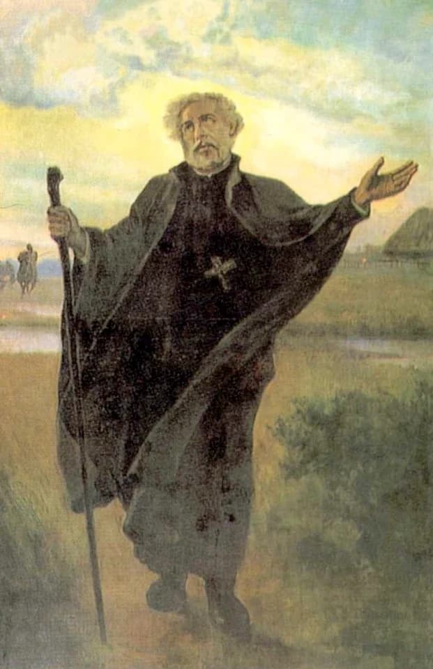 Artwork depicting Andrew Bobola