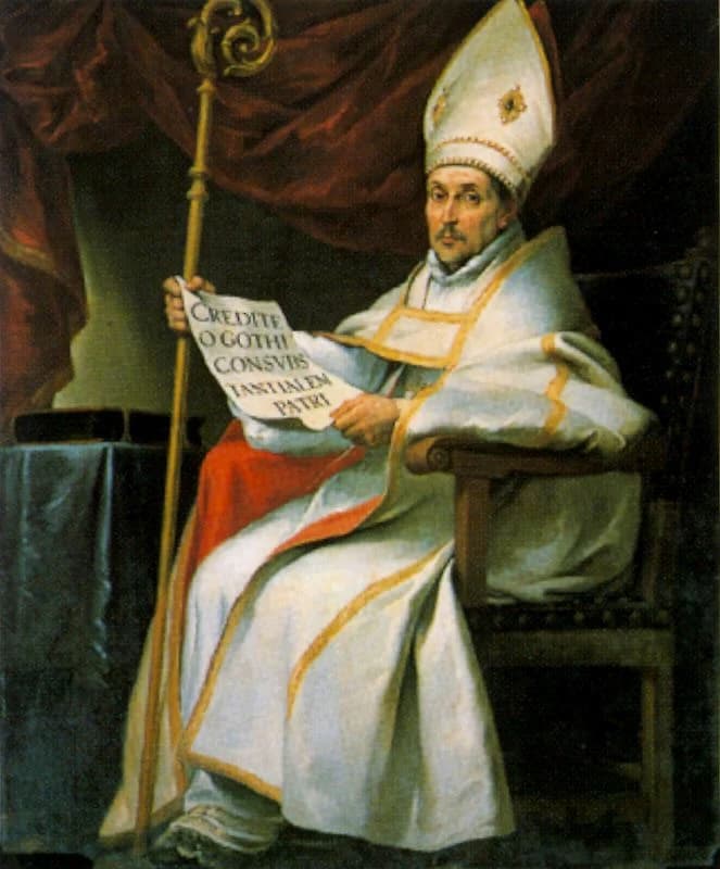 Artwork depicting Leander of Seville