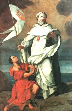 Artwork depicting Peter Nolasco