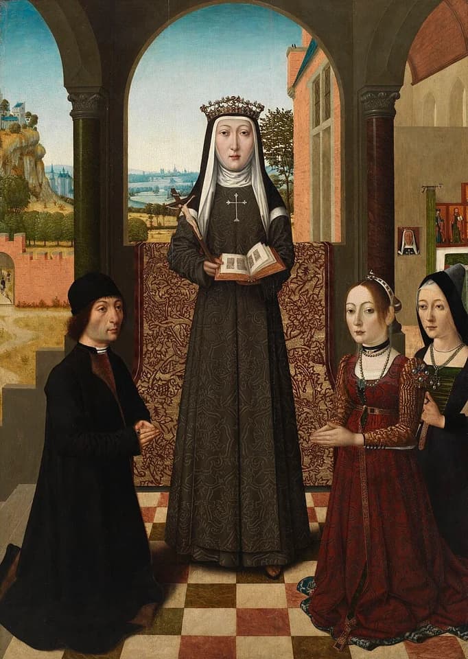 Artwork depicting Catherine of Bologna