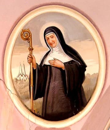 Artwork depicting Mechthild of Hackeborn