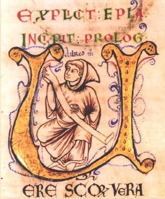 Artwork depicting Aelred of Rievaulx