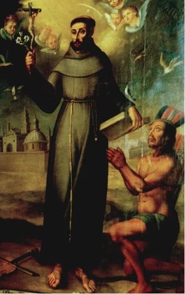 Artwork depicting Francis Solano