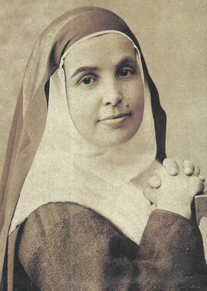 Artwork depicting Angela of the Cross