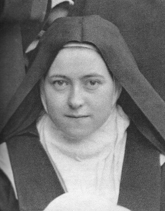 Portrait of Saint Thérèse of Lisieux in her Carmelite habit