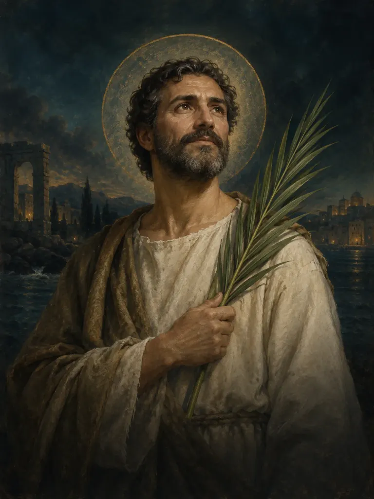 AI-generated illustration of Jonas of Persia; imagined likeness, not a historical portrait