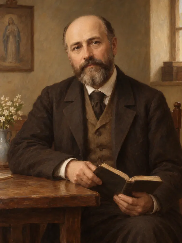AI-generated illustration of Louis Martin; imagined likeness, not a historical portrait