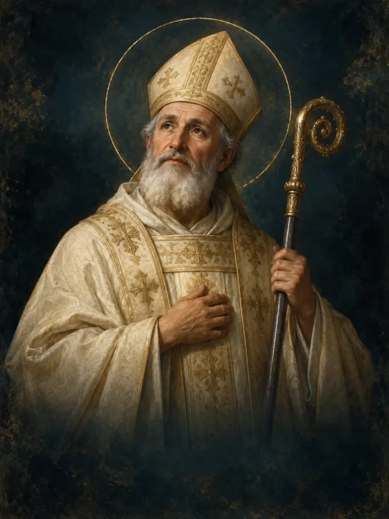 AI-generated illustration of Albert of Montecorvino; imagined likeness, not a historical portrait