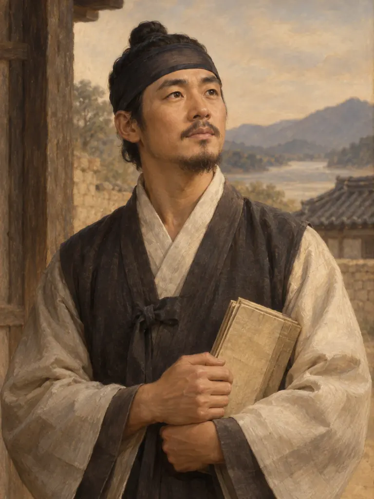 AI-generated illustration of Paul Chông Hasang; imagined likeness, not a historical portrait